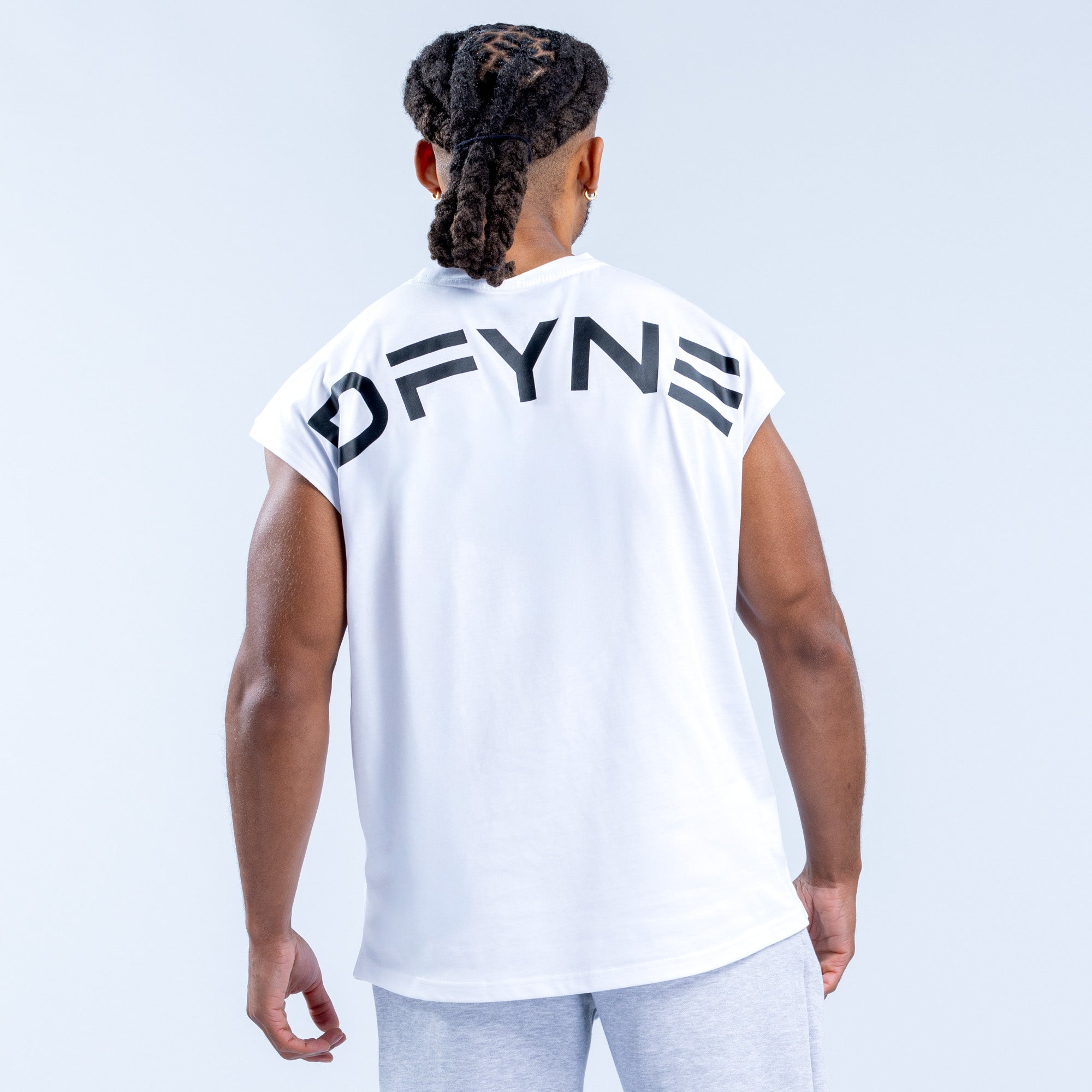 DFYNE Signature Tank Top Herre Hvite | 17493-QFBK