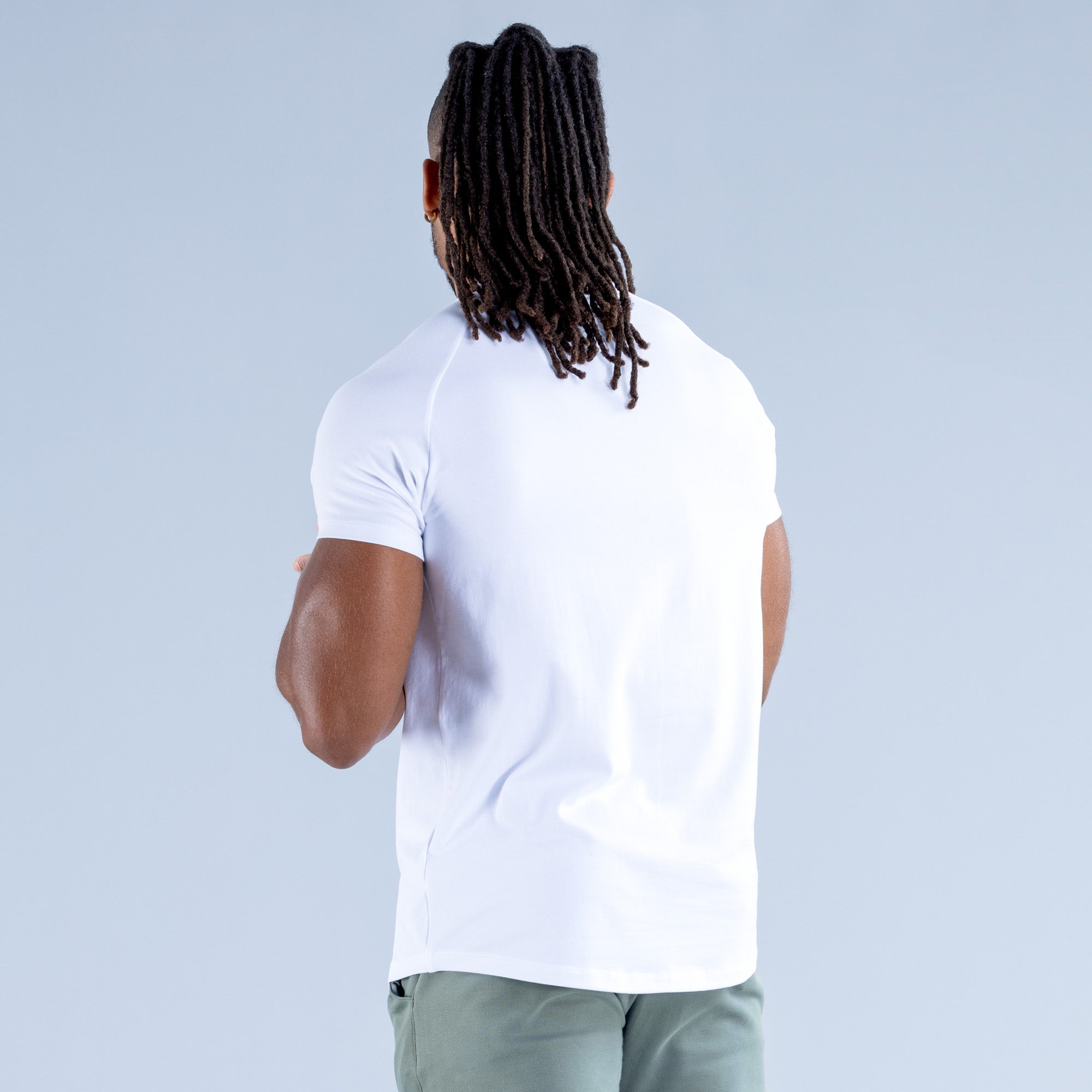 DFYNE Stealth T-Skjorte Herre Hvite | 45783-GZFQ