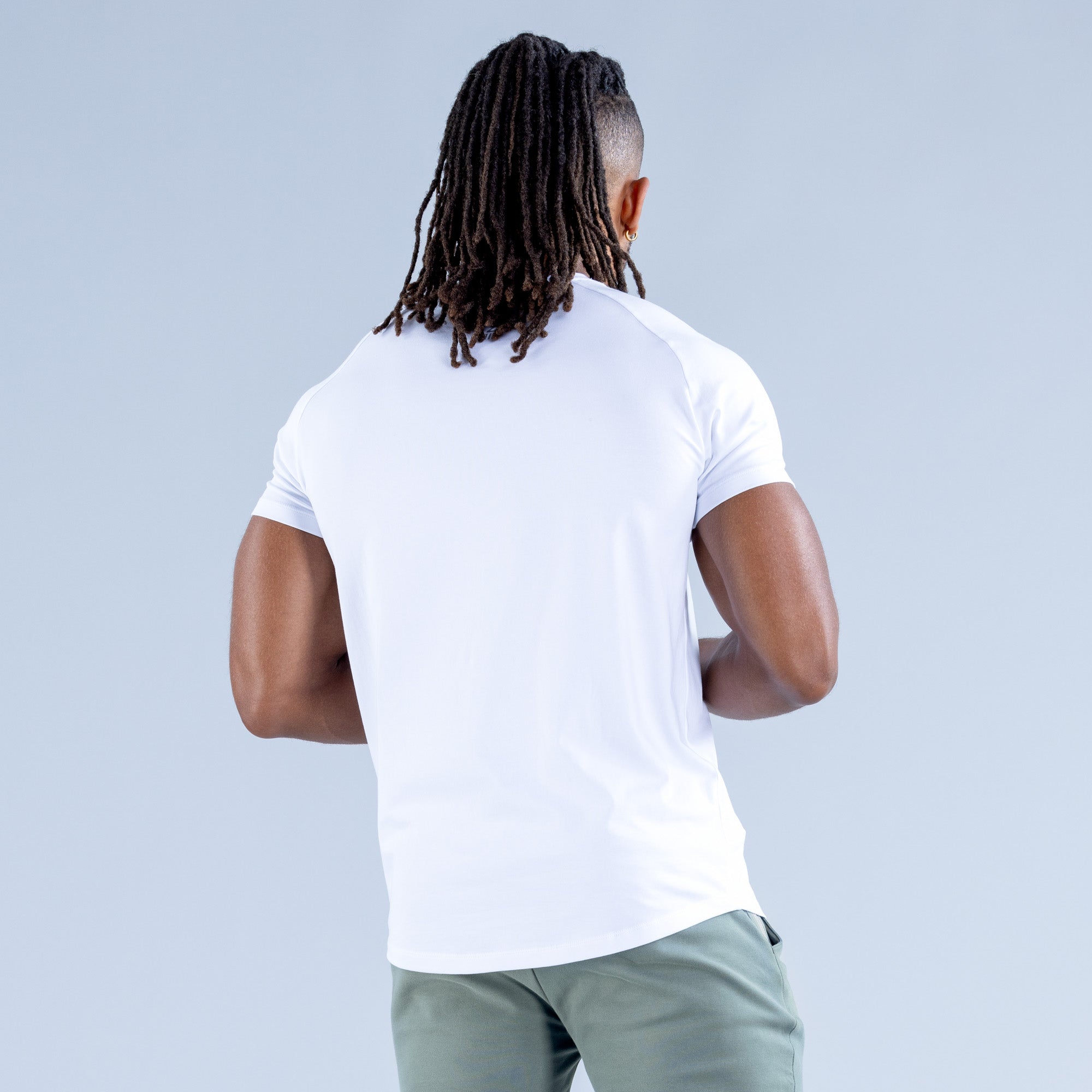 DFYNE Stealth T-Skjorte Herre Hvite | 45783-GZFQ