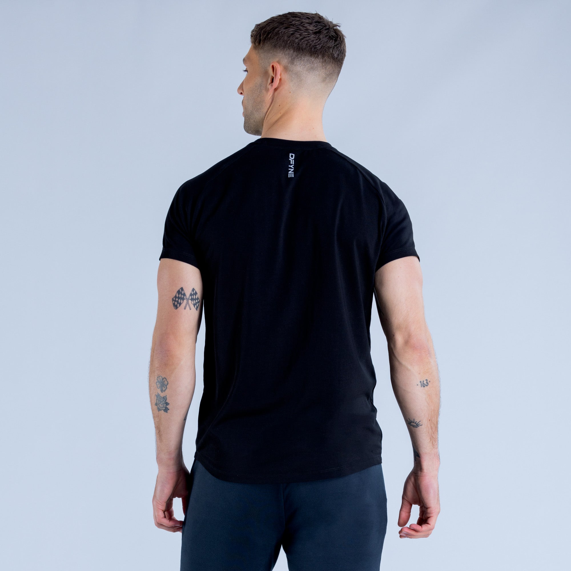 DFYNE Stealth T-Skjorte Herre Svarte | 78610-BKSZ