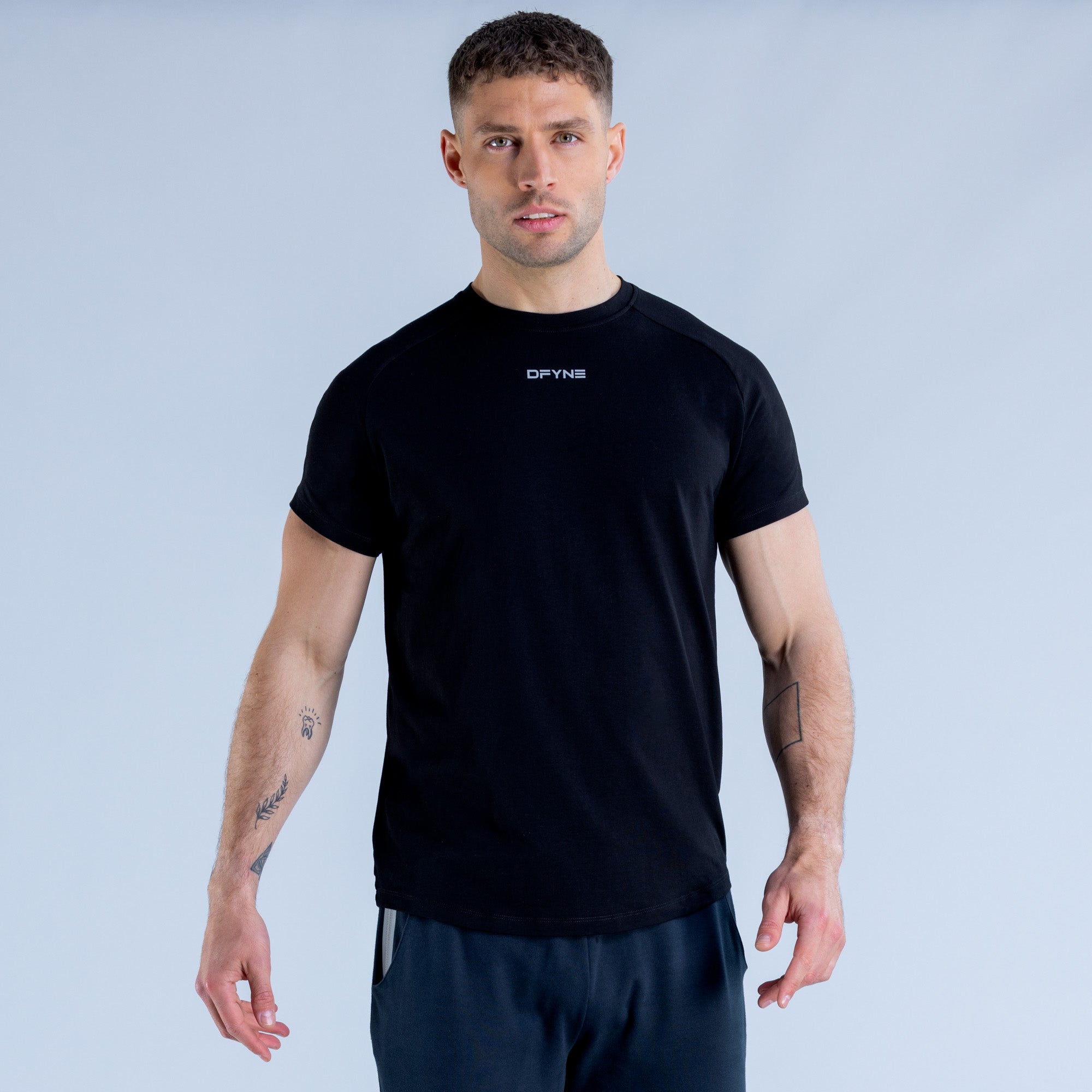 DFYNE Stealth T-Skjorte Herre Svarte | 78610-BKSZ