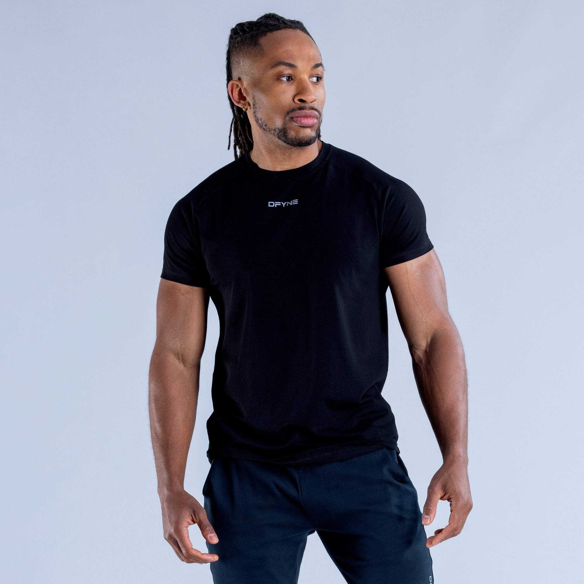DFYNE Stealth T-Skjorte Herre Svarte | 78610-BKSZ