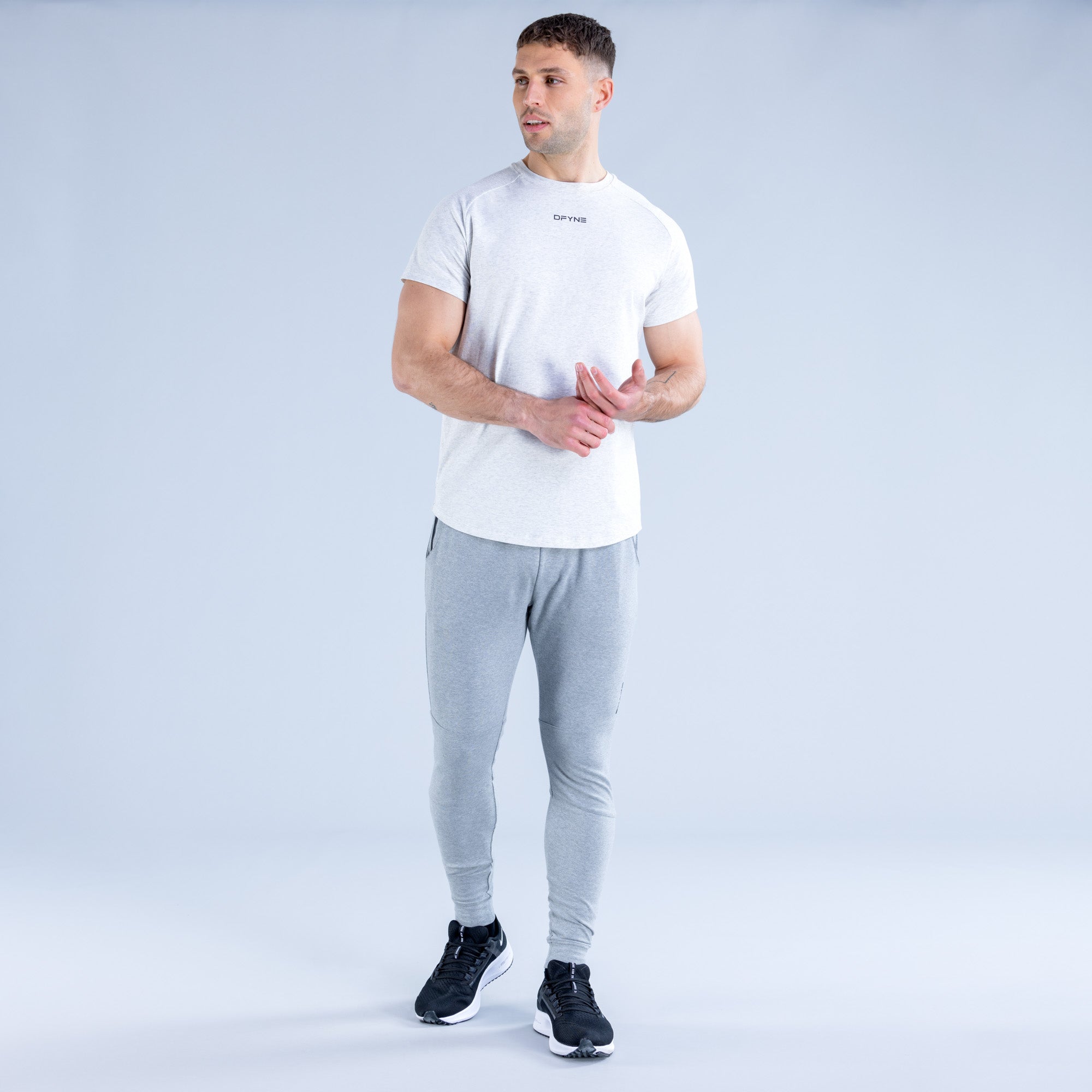 DFYNE Stealth Tapered Joggebukse Herre Grå | 94365-KMWO