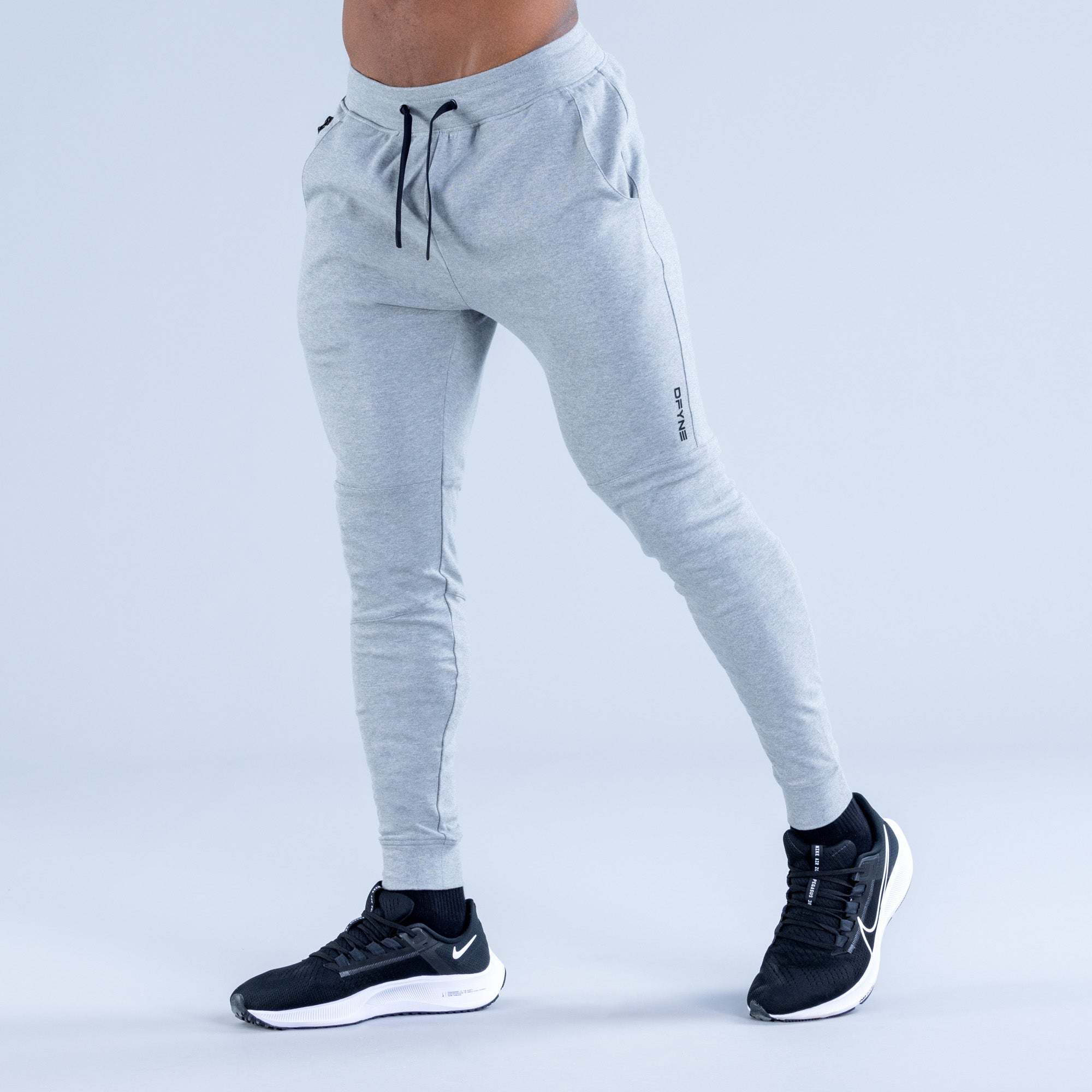 DFYNE Stealth Tapered Joggebukse Herre Grå | 94365-KMWO