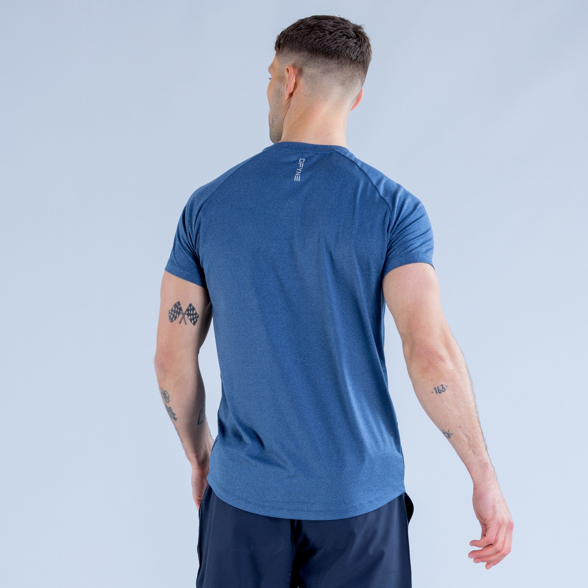 DFYNE Stealth Training T-Skjorte Herre Blå | 91702-JGPS