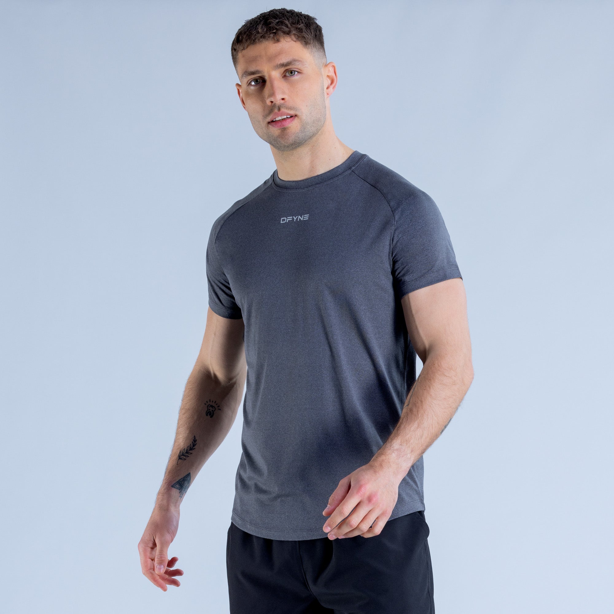 DFYNE Stealth Training T-Skjorte Herre Svarte | 29518-DPWO