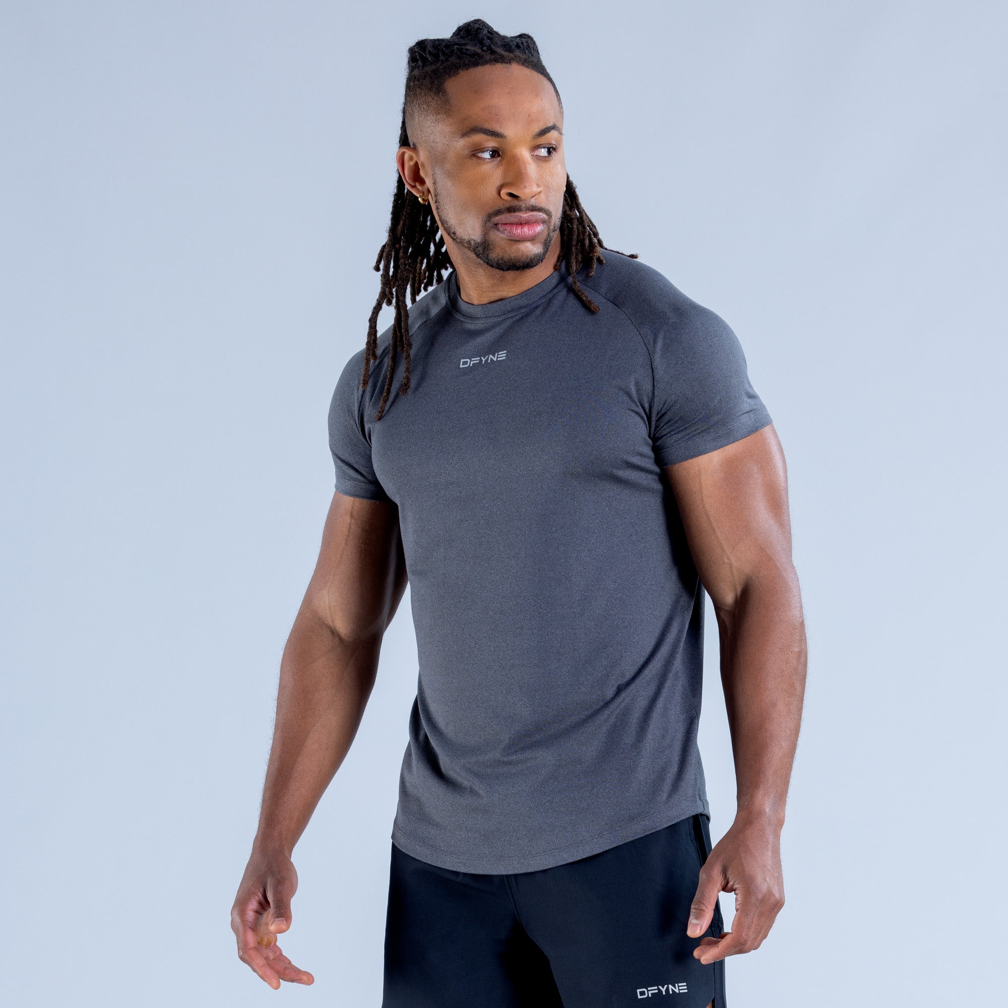 DFYNE Stealth Training T-Skjorte Herre Svarte | 29518-DPWO